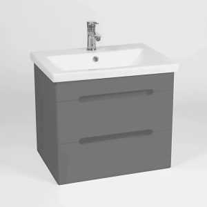 Тумба подвесная Viant Марсель 70 с раковиной Como Графит VMAR70COG-T2YP Тумба подвесная Viant Марсель 70 с раковиной Como Графит VMAR70COG-T2YP