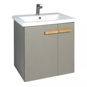 Тумба подвесная Viant Мюнхен 60 с раковиной Como Хаки VMUN60COH-T2STP Тумба подвесная Viant Мюнхен 60 с раковиной Como Хаки VMUN60COH-T2STP