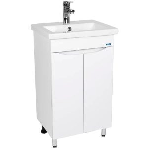 Тумба напольная Viant Рим 50 с раковиной Como Белый VRIM50CO-T2ST Тумба напольная Viant Рим 50 с раковиной Como Белый VRIM50CO-T2ST