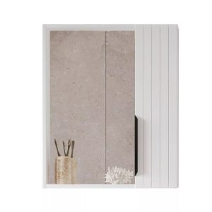 Шкаф зеркальный Viant Сицилия 80 правый Белый VSIC50BEL-ZSH