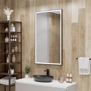 Зеркало Агата Strong Black 70 с сенсором Черный ЗЛП137