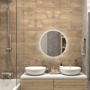 Зеркало Агата Ajour 90 с бесконтактным сенсором Белый ЗЛП2248