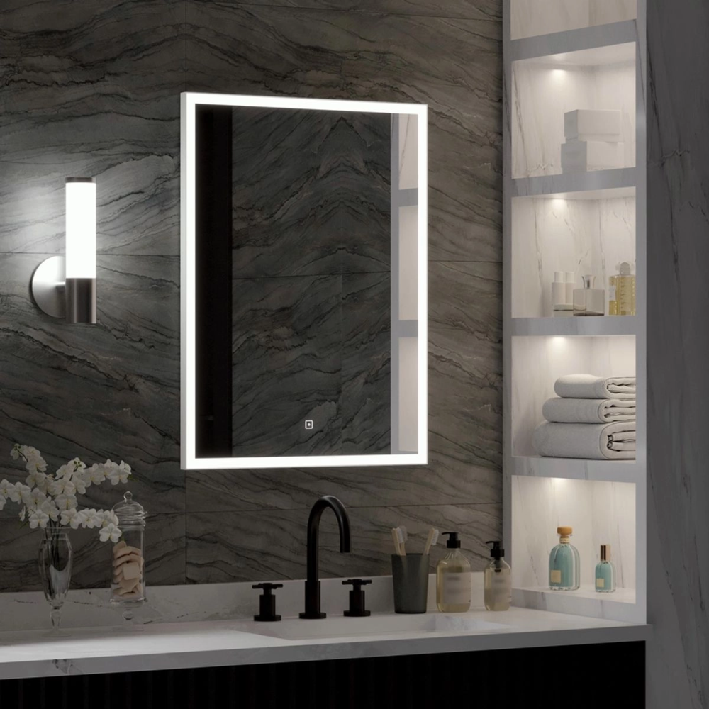 Зеркало Агата Frame 70 с сенсором Белый ЗЛП437 Зеркало Агата Frame 70 с сенсором Белый ЗЛП437 — изображение 2