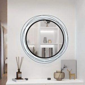 Зеркало Агата Mirel 75 с сенсором Черный ЗЛП4695