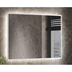 Зеркало Агата Meridian White 80 с бесконтактным сенсором и холодной подсветкой Белый ЗЛП4936