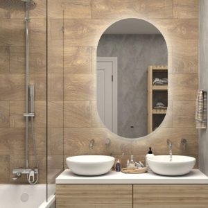 Зеркало Агата Fleur 65 с бесконтактным сенсором холодная подсветка ЗЛП595