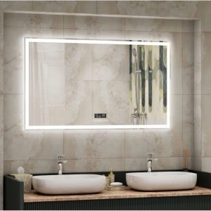 Зеркало Агата Mercury 100 LED подсветка сенсорный выключатель подогревом и музыкальным блоком ЗЛП685 Зеркало Агата Mercury 100 LED подсветка сенсорный выключатель подогревом и музыкальным блоком ЗЛП685