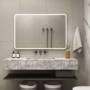 Зеркало Агата Demure 120 с сенсором, часами и подогревом ЗЛП779 Зеркало Агата Demure 120 с сенсором, часами и подогревом ЗЛП779