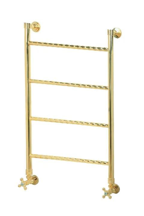 Водяной полотенцесушитель Boheme Oro 80х60 4 перекладины Золото 706