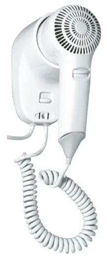 Фен HOTELline настенный белый 1200 W, 02055.W