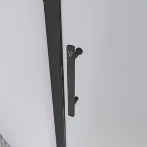Душевая дверь раздвижная Veconi Душевая дверь Veconi Evo 100 B 100×195 профиль черный матовый стекло прозрачное E1-B-100-01-C9 Душевая дверь раздвижная Veconi Душевая дверь Veconi Evo 100 B 100x195 профиль черный матовый стекло прозрачное E1-B-100-01-C9 — изображение 2