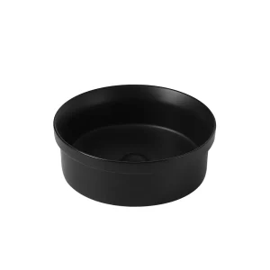 Раковина накладная ABBER BEQUEM 40x14 черный матовый AC2103MB