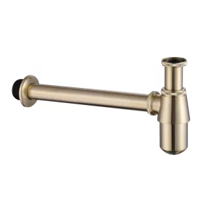 Сифон для раковины цельнометаллический ABBER золото матовое AF0032G