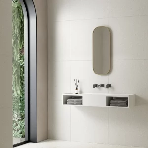 Раковина подвесная Vincea VWB 120х40 Solid Surface Белый матовый VWB-6S212MW
