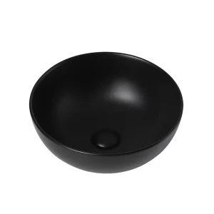 Раковина накладная ABBER BEQUEM 36x14,5 черный матовый AC2105MB