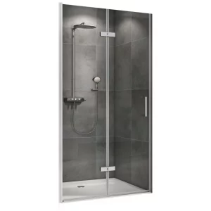 Душевая дверь ABBER Zart 100x195 профиль хром глянцевый стекло прозрачное AG08100P