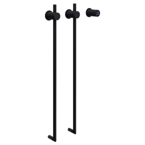 Полотенцесушитель электрический ABBER Charme 34,5x80 черный матовый AH4002MB